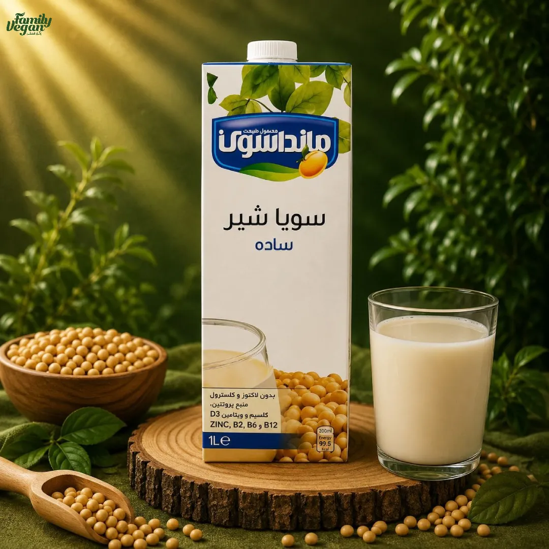 شیر سویا ساده مانداسوی
