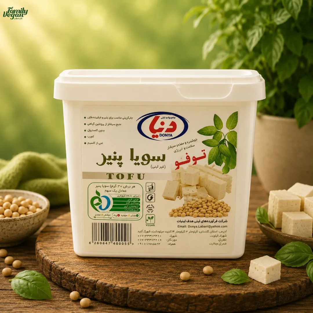 پنیر سویا (توفو) ساده دنیا