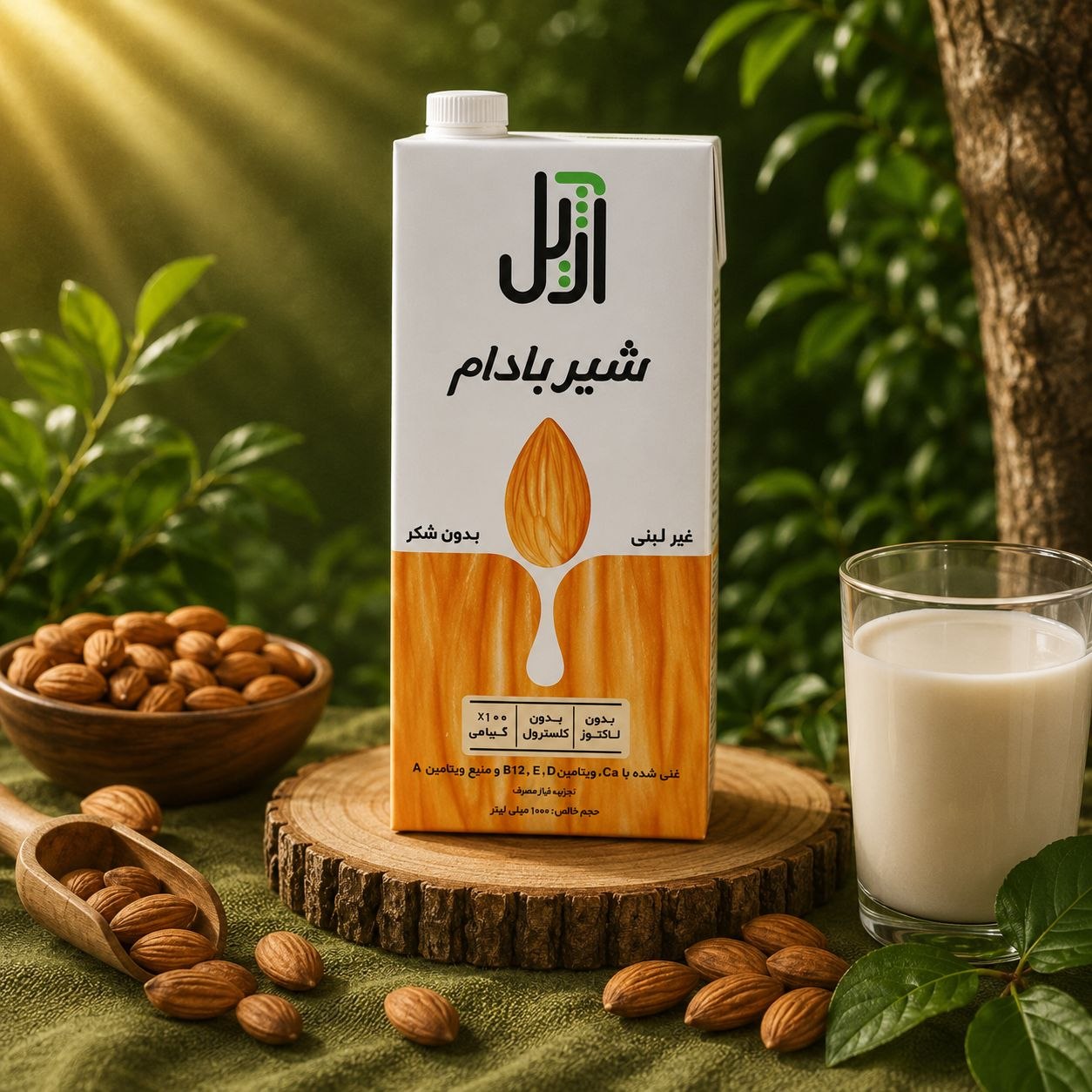 شیر بادام آژیل