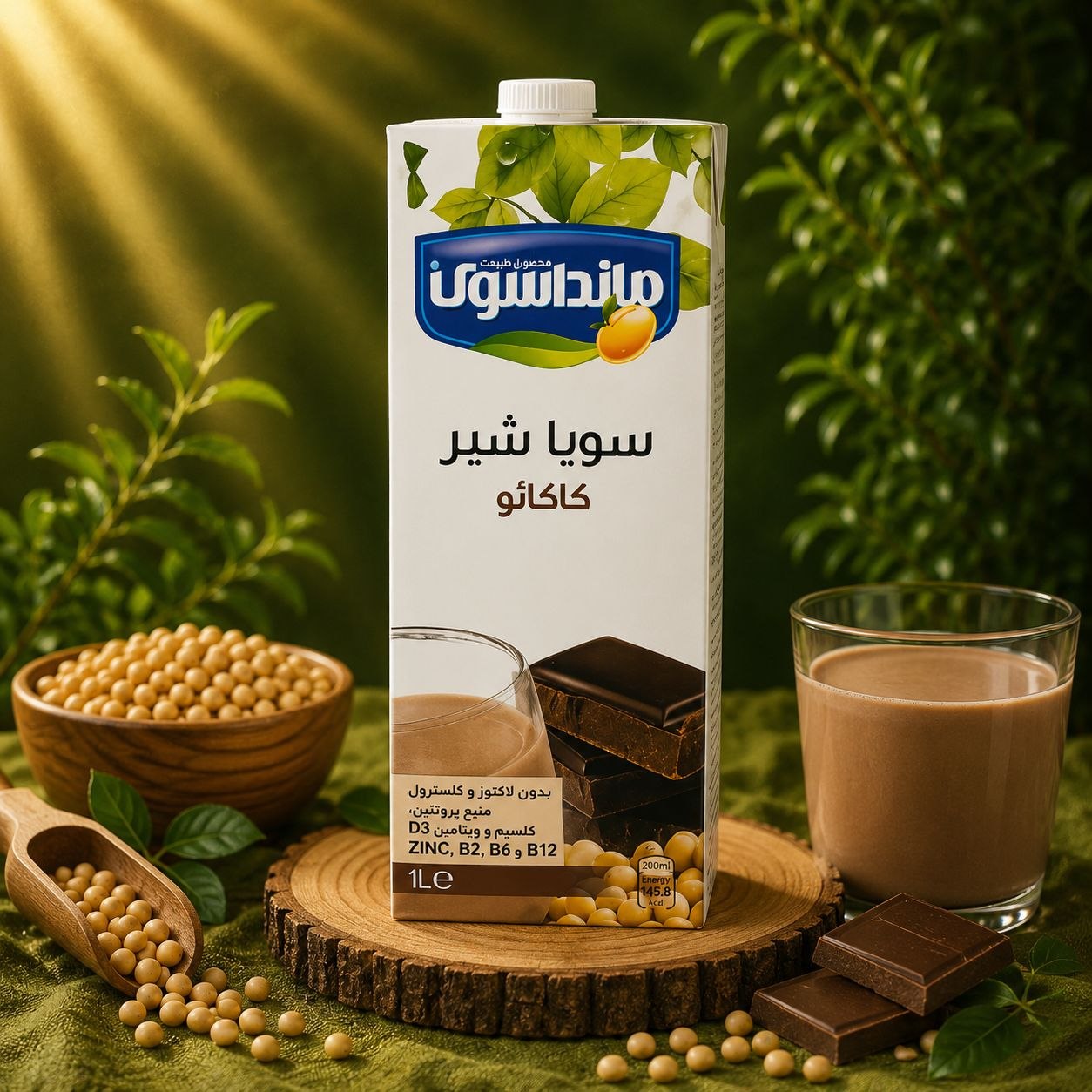 شیر سویا کاکائو مانداسوی
