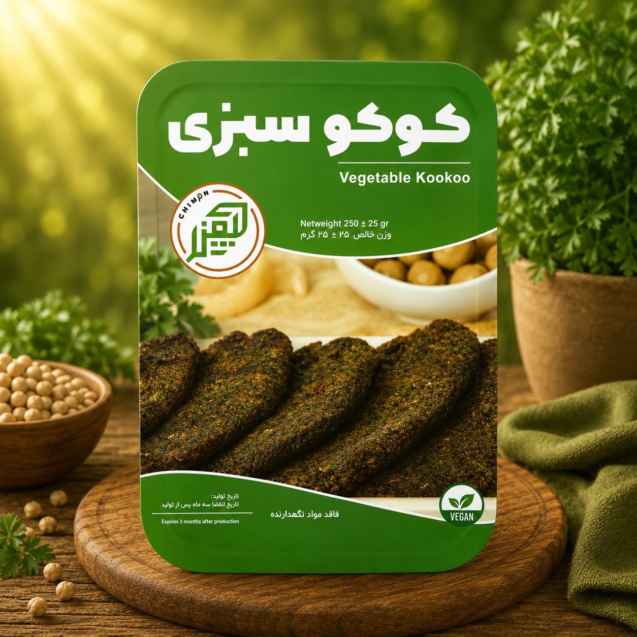 کوکو سبزی چیمن